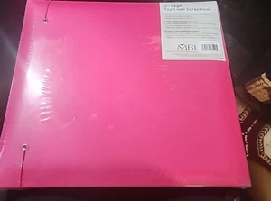 ALBUM ALBUM SCRAPBOOK MBI 12"X12" CARICAMENTO DALL'ALTO rosa - Foto 1 di 4