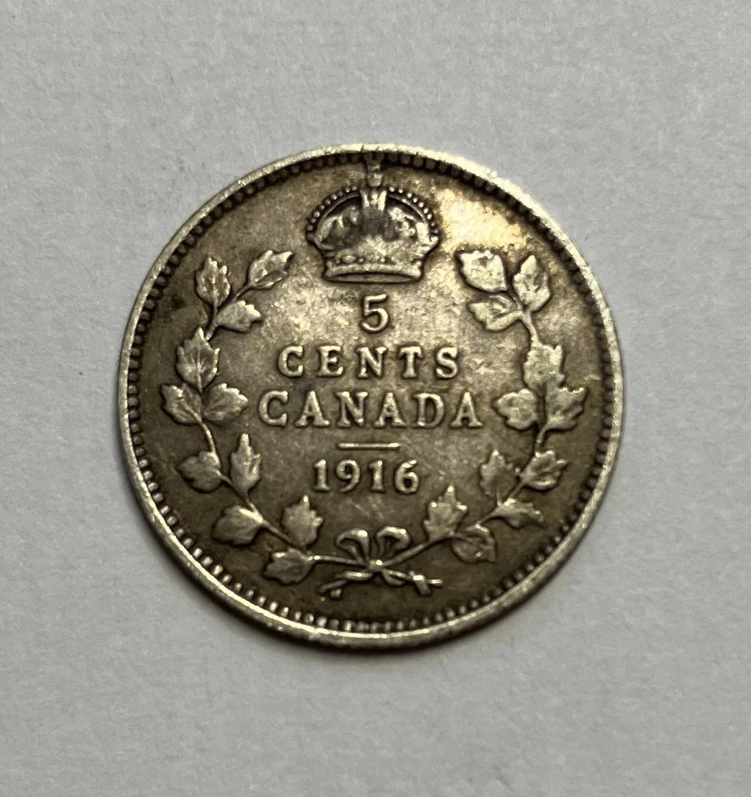 曾流通1916 年加拿大五美分1858-1921 | eBay