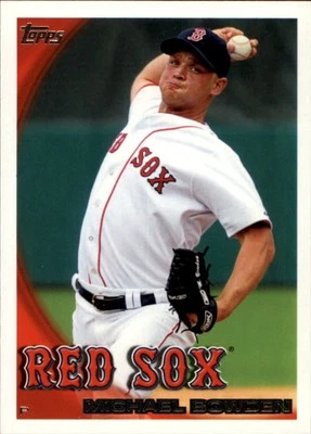 2010 Topps #499 Michael Bowden Boston Red Sox - Image 1 of 2