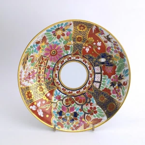 Brilliant Imari by Worcester Flight & Barr Coupe Cake Plate Regency Georgian - Picture 1 of 7