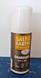 SALT OF THE EARTH DEODORANT ROLL ON 75ML 21.02.2028 AMBER +SANDALWOOD - Picture 1 of 1