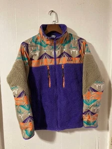 NIKE ACG PENDLETON Fleece Jacket Purple S Native Pattern - Picture 1 of 6