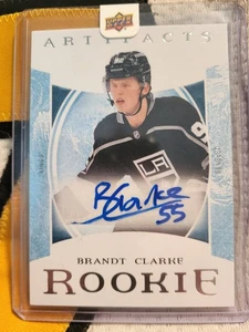Brandt Clarke RC Autograph Redemption XV11 Los Angeles Kings.22 23 Artifacts Hky - Bild 1 von 2