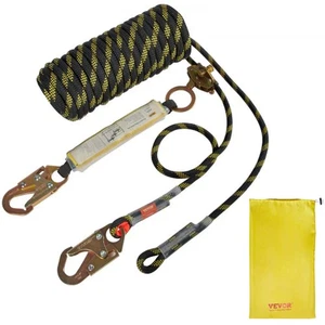 Conjunto de línea de vida vertical VEVOR, cuerda de protección contra caídas de 0,55'' x 50' con 30 KN B - Imagen 1 de 12