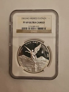 2002 Libertad Ngc Pf69 .999 Silver Mexico - Picture 1 of 2