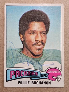 1975 Topps AUTO - Willie Buchanan #286 - Bild 1 von 1