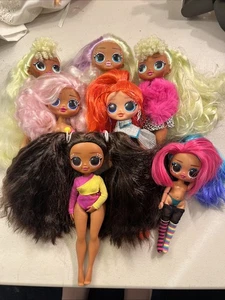 LOL Sorpresa OMG Muñeca Usado Lote De 7 Muñecas Recibidas Como Se Muestra/Como Está - Imagen 1 de 15