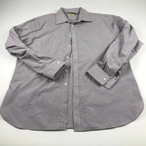 John Varvatos EUC 17,5 LANG graues langärmliges Herrenhemd mit Knopfleiste - Bild 1 von 8