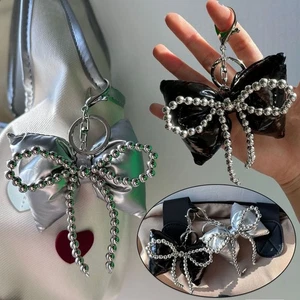 INS Korean 3D Bowknot Keychain Sweet Bag Hanging Pendant Phone Lanyard Gifts - Photo 1 sur 6