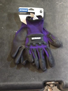 🔅Kobalt COATED IMPACT  Purple Blue Utility Work Gloves  2160248  Large X LARGE - Picture 1 of 4