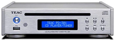 TEAC CD player FM tuner PD-301-X Silver - Image 1 of 2