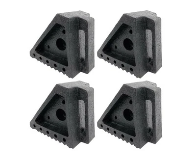 	HOXWELL Solid Heavy Duty Recycled Rubber Wheel Chocks 4 Packs Premium Wheel	 - Image 1 of 4