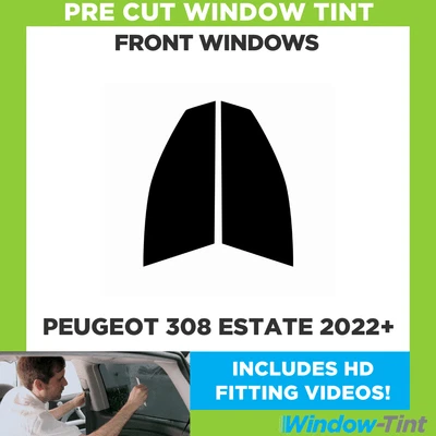 Ventanas delanteras tinte ventana precortada para Peugeot 308 Estate 2022+ Foto 1 de 4