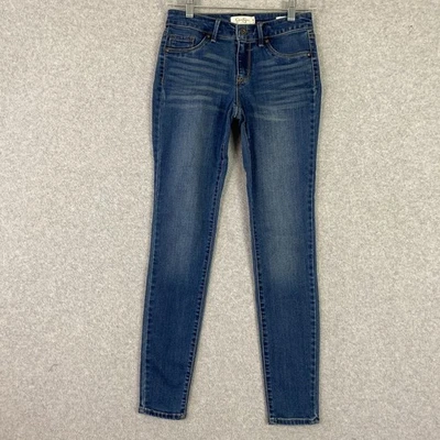 Jessica Simpson Jeans Womens 0/25 Blue Kiss Me Super Skinny Low Rise Med Wash - Image 1 of 4