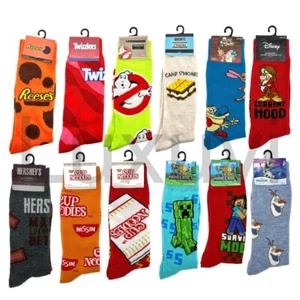 Neuheit Socken lustig verrückt bunt Snack Film & Spiel Designs Geschenk Männer Frauen Teens - Bild 1 von 14
