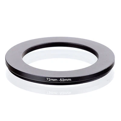 Camera 72mm Lens to 52mm Accessory Step Down Adapter Ring 72mm-52mm - Image 1 of 4