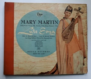 MARY MARTIN Lute Song 1946 Decca A-445 78 10” Original Missing 3rd Record - Picture 1 of 12