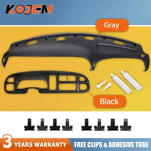For 1998-2002 Dodge Ram Pickup ABS Dashboard Dash Cover ＆ Dash Bezel W/clips - Picture 1 of 15