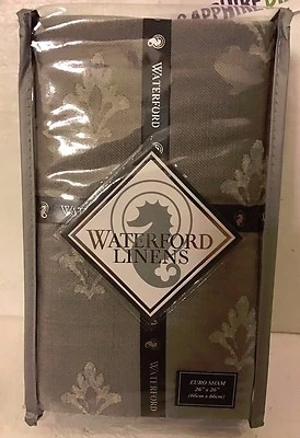 ROPA DE CAMA WATERFORD MONTAIGNE UN EURO FARSA. PLATINO. ¡¡¡NUEVO!!! RN 85788 Foto 1 de 3