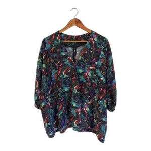 Love Richard Chai Blouse Popover Abstract Art To Wear Contemporary - Picture 1 of 4