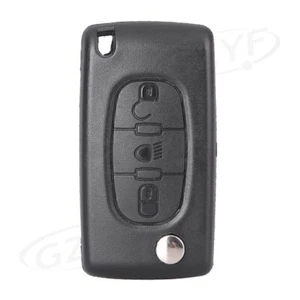 For Citroen C4 C5 C6 C8 Xsara Picasso 3 Buttons folding foldable Key Shell Case - Picture 1 of 8