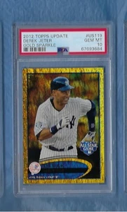 DAEK JETER 2012 TOPPS ACTUALIZACIÓN #US119 DORADO BRILLO PSA 10 GEMA COMO NUEVO YANQUIS - Imagen 1 de 2