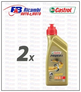 2 LT LITRI OLIO MOTORE 4 TEMPI CASTROL POWER1 4T 15W-50 - Foto 1 di 1
