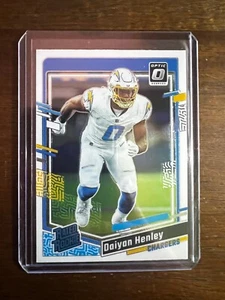 2023 Donruss Optic Football Rated Rookie Daiyan Henley #263 - Picture 1 of 2