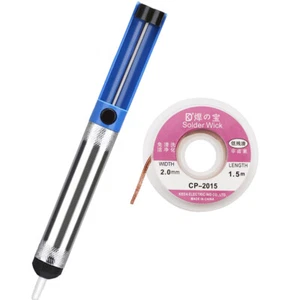 Solder Wick Desoldering Pump Welding Tool Soldering Solder Braid Remover Kit - Picture 1 of 10