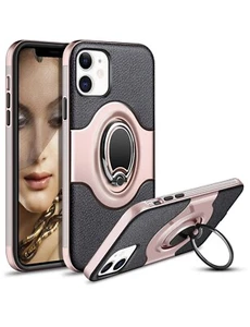 iPhone 12 Pro 6.1 Zoll, doppelte Schutzhülle mit 360 Grad Ringständer - Bild 1 von 6