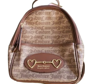 NEU mit Etikett Juicy Couture Damen Rucksack braun Logo Tasche Geldbörse Y2K - Bild 1 von 5