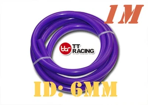 6mm 1/4" 0.25" Silicone Vacuum Tube Hose Silicon Tubing 3.3ft 1M 1 Meter Purple - Picture 1 of 6