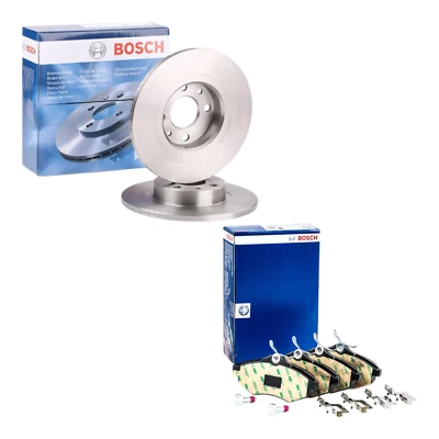 BOSCH Set Freins Avant pour Citroen C2 - Citroen C3 I - Disques + Plaquettes - Photo 1/4