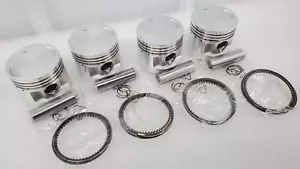 Honda 71-73 CB500 CB500K Piston Kit - 4 Kits - STD Size - 56.0mm - Bild 1 von 4
