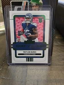 Treylon Burks RC Emerald Green 2022 Contenders #ROY-AHU Rookie Of The Year - Picture 1 of 2