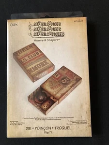 Sizzix Die - Tim Holtz Alterations -  MATCHBOX - Movers & Shapers - 659447 - Picture 1 of 2