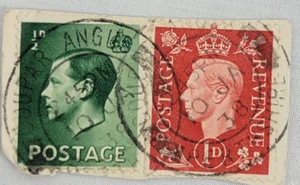 Regno Unito affrancatura/entrate ~ affrancatura giornaliera ~ francobollo 1/2D e 1D (2) ~ pubblicato ~ 1938 - Foto 1 di 6