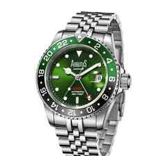 Arbutus Dive Inspired AR2102SGS GMT Men's Watch