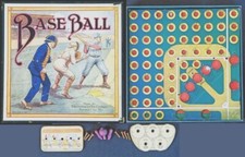 Circa 1910 Pan American Toy Company Baseball Board Game, EX  Condition, Complete