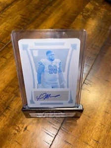 2022 National Treasures Printing Plate RC Auto Phidarian Mathis 1/1 - Picture 1 of 3