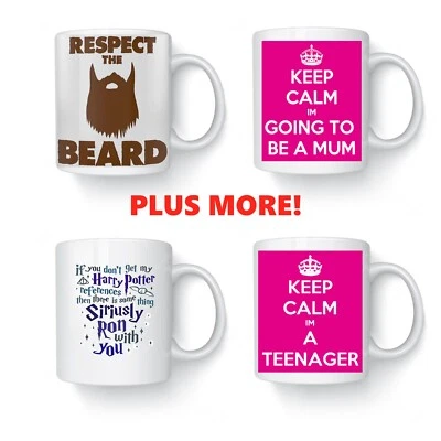 *New 2025* Printed Coffee Cup Novelty Mug Ideal Funny Xmas Birthday Office Gift - Image 1 of 3