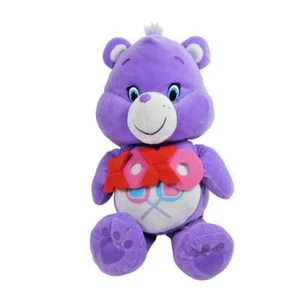 Just Play Care Bear Share XOXO Bear 16" Plush Purple Candy Lollypops Tummy 2016 - Picture 1 of 11