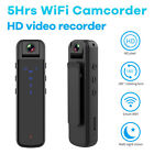 5Hrs 1080P WiFi Camcorder Mini Body Police Camera Video DVR IR Night Spy Cam US