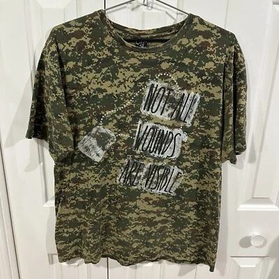 Code V Not All Wounds Are Visible Camouflage T-Shirt Men’s XL - Image 1 of 4