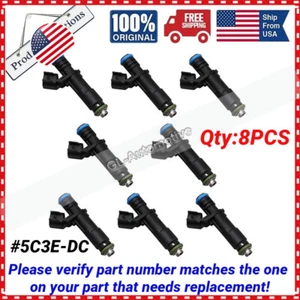 8X Fuel Injectors For 2005-2006 Ford Expedition F-150 F-250 5.4L V8 EV6 Style - Foto 1 di 7