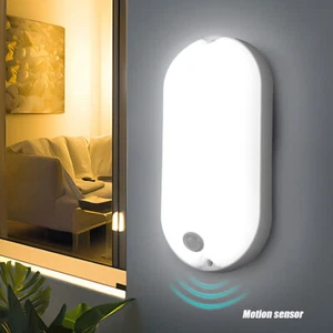 15W LED MOTION PIR Sensor Lights Outdoor Garden Security Wall Light Path Lamp UK - Picture 1 of 19