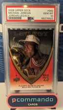 2008 Upper Deck #982 Michael Jordan Legacy NBA Basketball Graded Card PSA 10