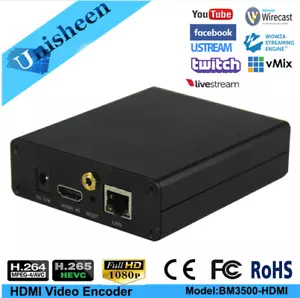 H.265 HDMI Video Encoder RTMP RTST UDP SRT Facebook Youtube IPTV Live Stream - Picture 1 of 7