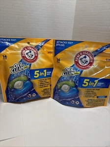 Arm & Hammer Oxi Clean Odor Blasters 5-in-1 Fresh Scent 14 Power Paks Lot Of 2 - Picture 1 of 9