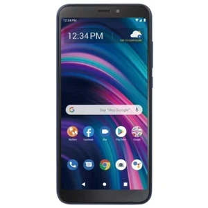 Blu View 3 B140DL 32GB 3GB Straight Talk Locked Blue New - Picture 1 of 1